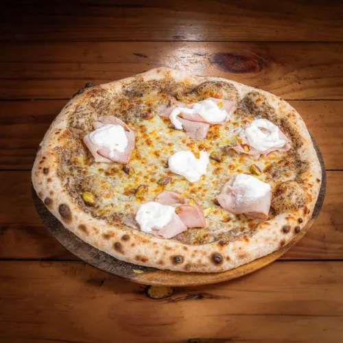 Pizza Mortadella Pistacchio