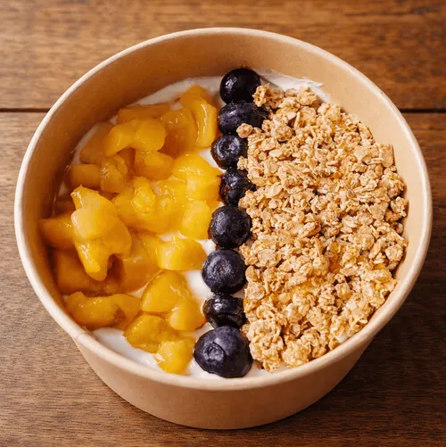 Greek Yoghurt Granola Bowl - Mango & Blueberry