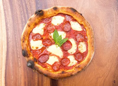 Spicy Salami Pizza
