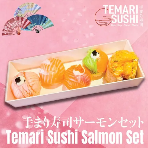 Temari Sushi Salmon Set