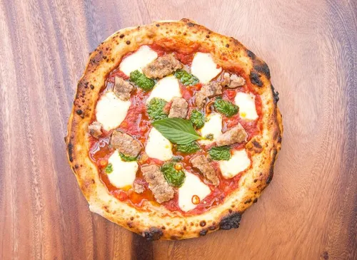 Spicy Italian Sausage Kra Prow Pizza