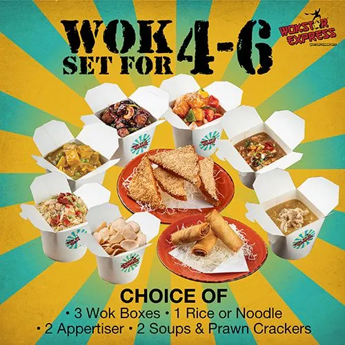 Wok Set for 4-6