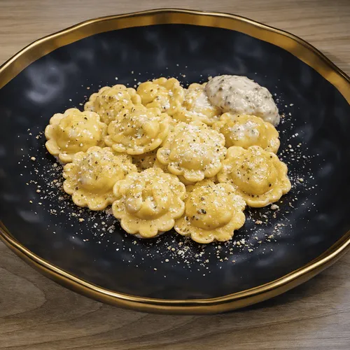 Truffle Flower Ravioli