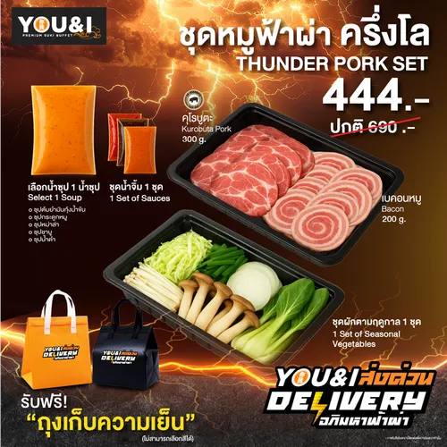 ชุดหมูฟ้าผ่า