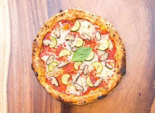 Vegan Cheese and Vegetable Pizza