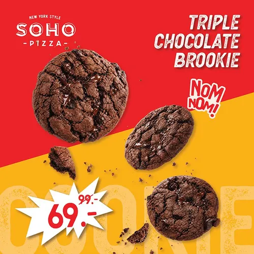 Triple Chocolate Brookie