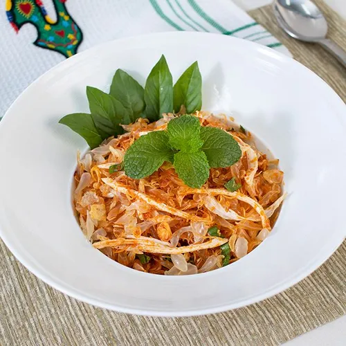 ยำส้มโอไก่ฉีก