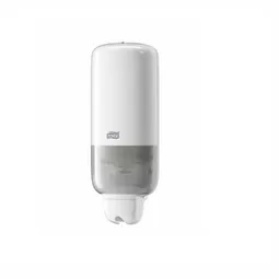 Dispenser para Sabonete Líquido Tork Branco S1 - Tork Dispenser para Sabonete Líquido Sistema S1, adequa-se a ambientes com alto fluxo de pessoas onde a...