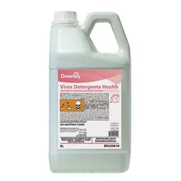 Virex Detergente Health - Virex Detergente Health associa a excelente ação antimicrobiana do Hipoclorito de Sódio com o poder de limpeza do Lauril...