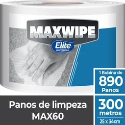Panos Descartáveis Maxwipe Elite MAX 60 Bobina