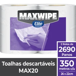 Panos Descartáveis Maxwipe Elite MAX 20 