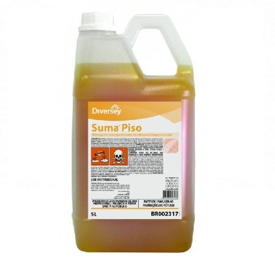 Suma Piso - Suma Piso é um detergente desengordurante cáustico, concentrado, indicado para limpeza de pisos e estrados com alto teor de óleos e...