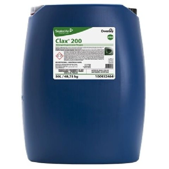 CLAX 200 - Características • Otimização da lavagem de roupas • Excelente desempenho em remoção de gordura e sujidade oleosa • Garante o...