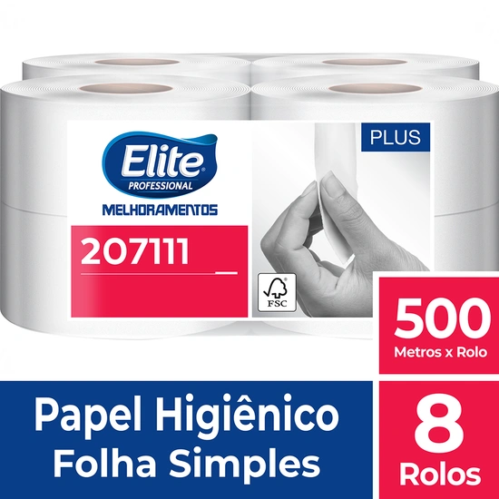 O Papel higiênico em rolo folha simples possui coloração extra branca, foi desenvolvido para quem busca economia sem abrir mão da qualidade.