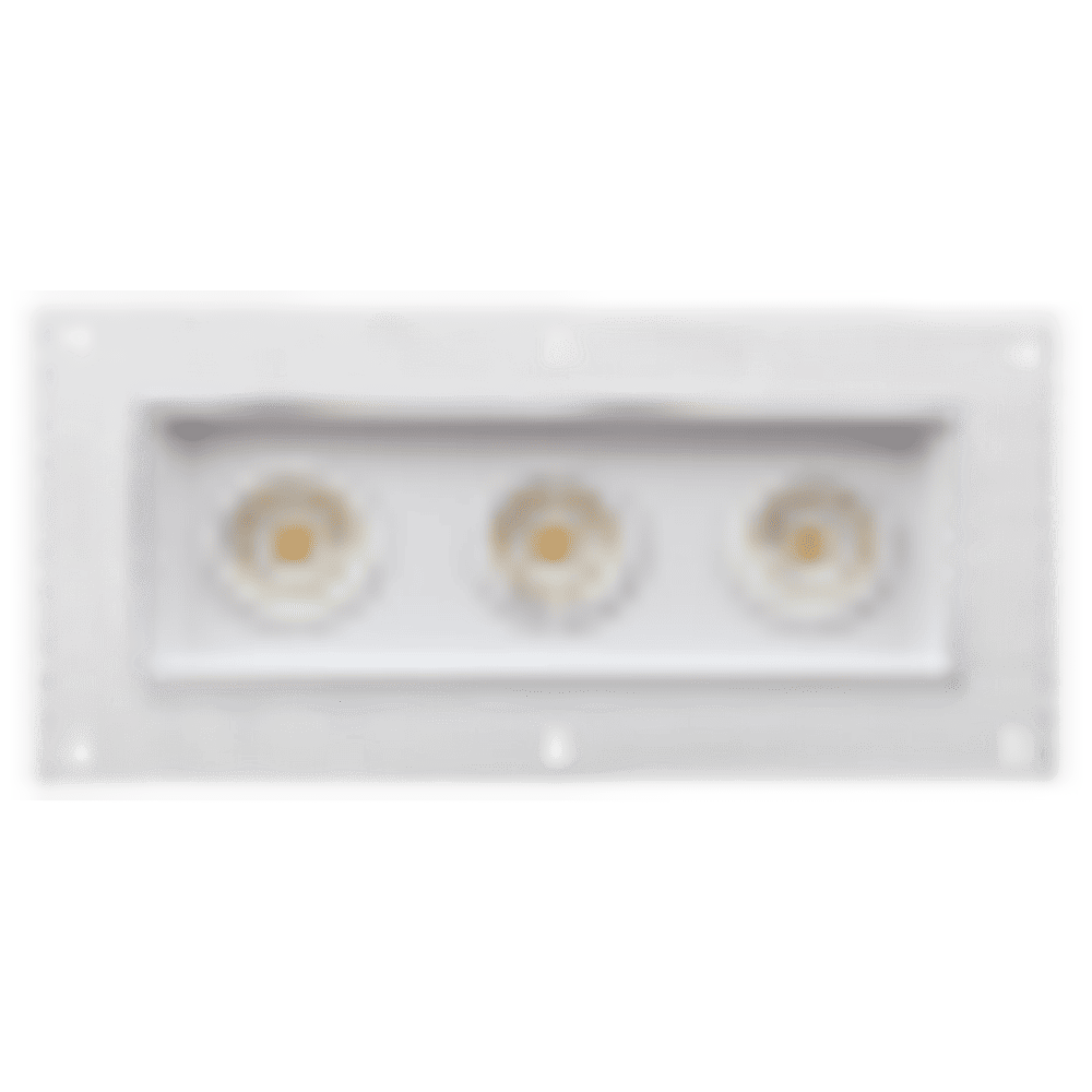 3″ Trimless Multiple, 3 Head LED Gimbal, Selectable CCT