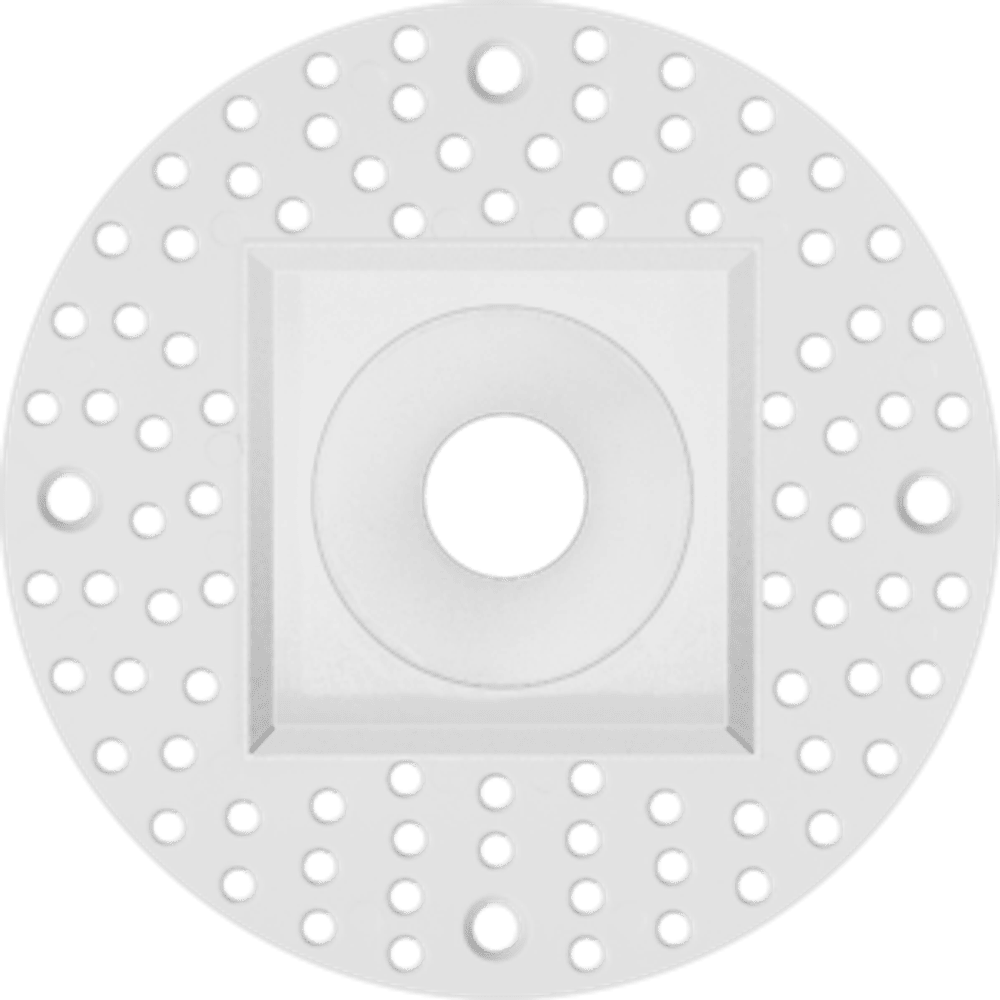ASTER – 1 INCH WHITE SQUARE TRIMLESS KIT – Goodlite