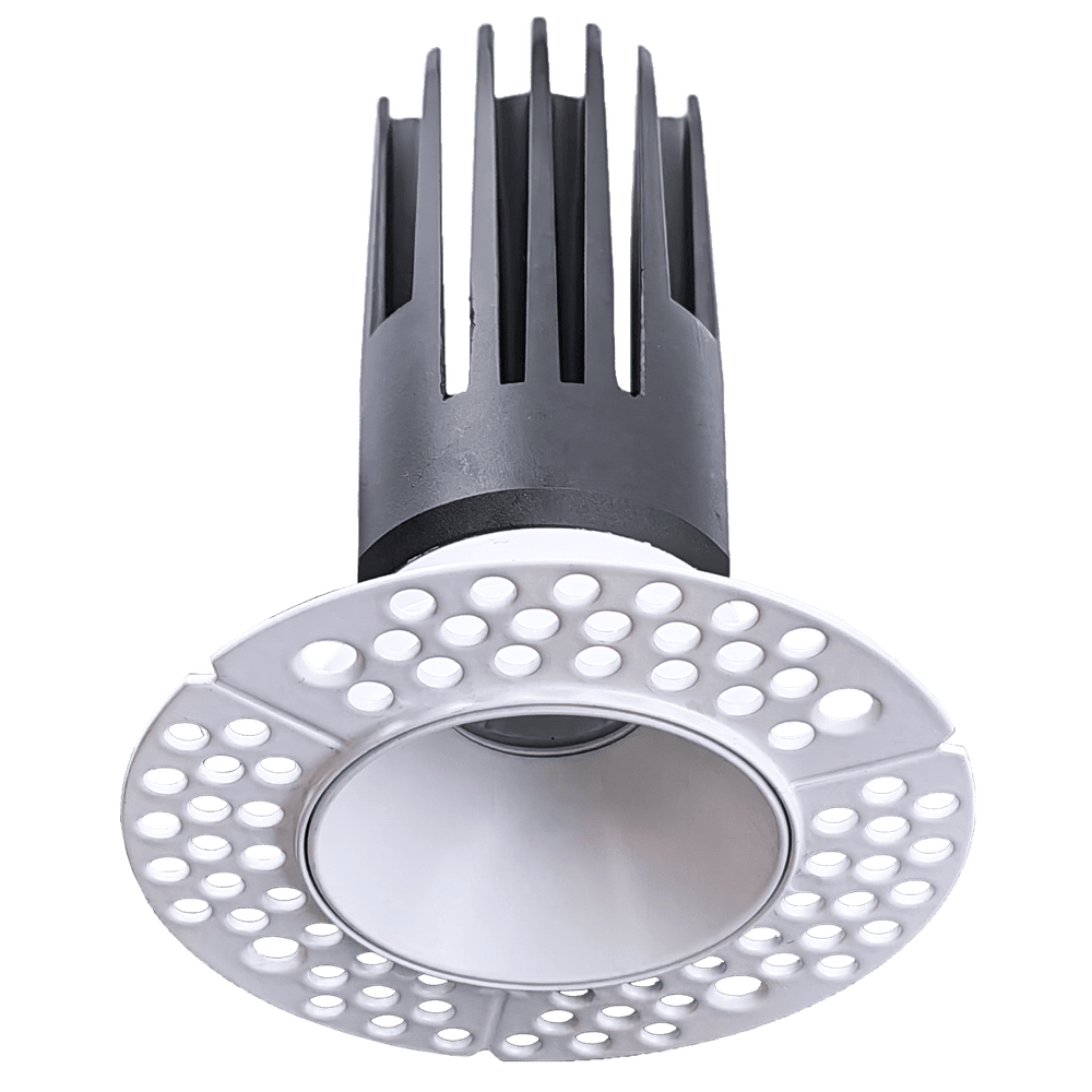 ASTER – 2 INCH WHITE ROUND TRIMLESS KIT – Goodlite