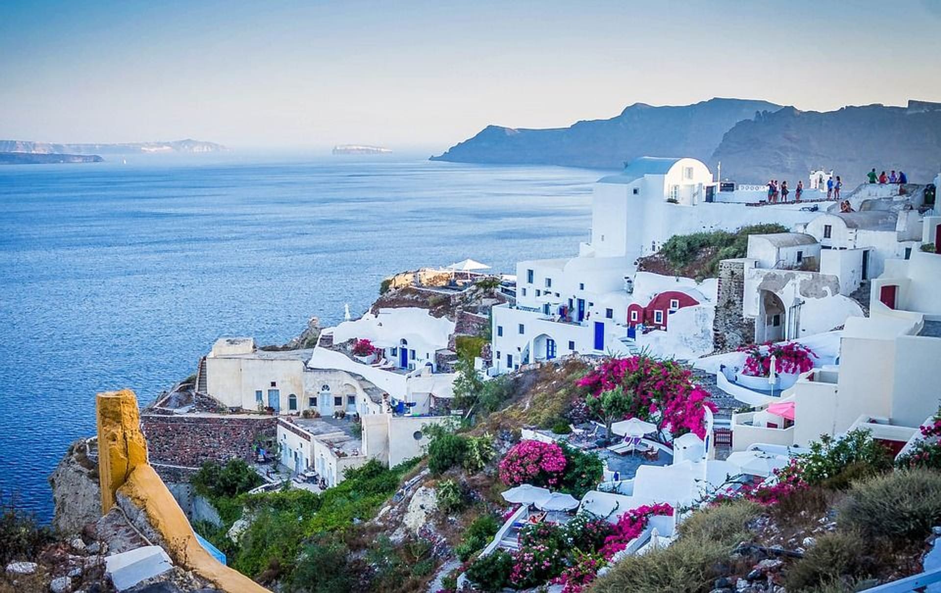 Oia village in Santorini