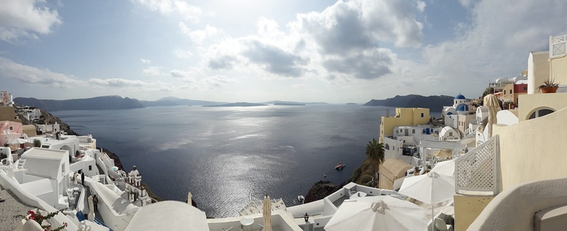 Panorámica de Santorini