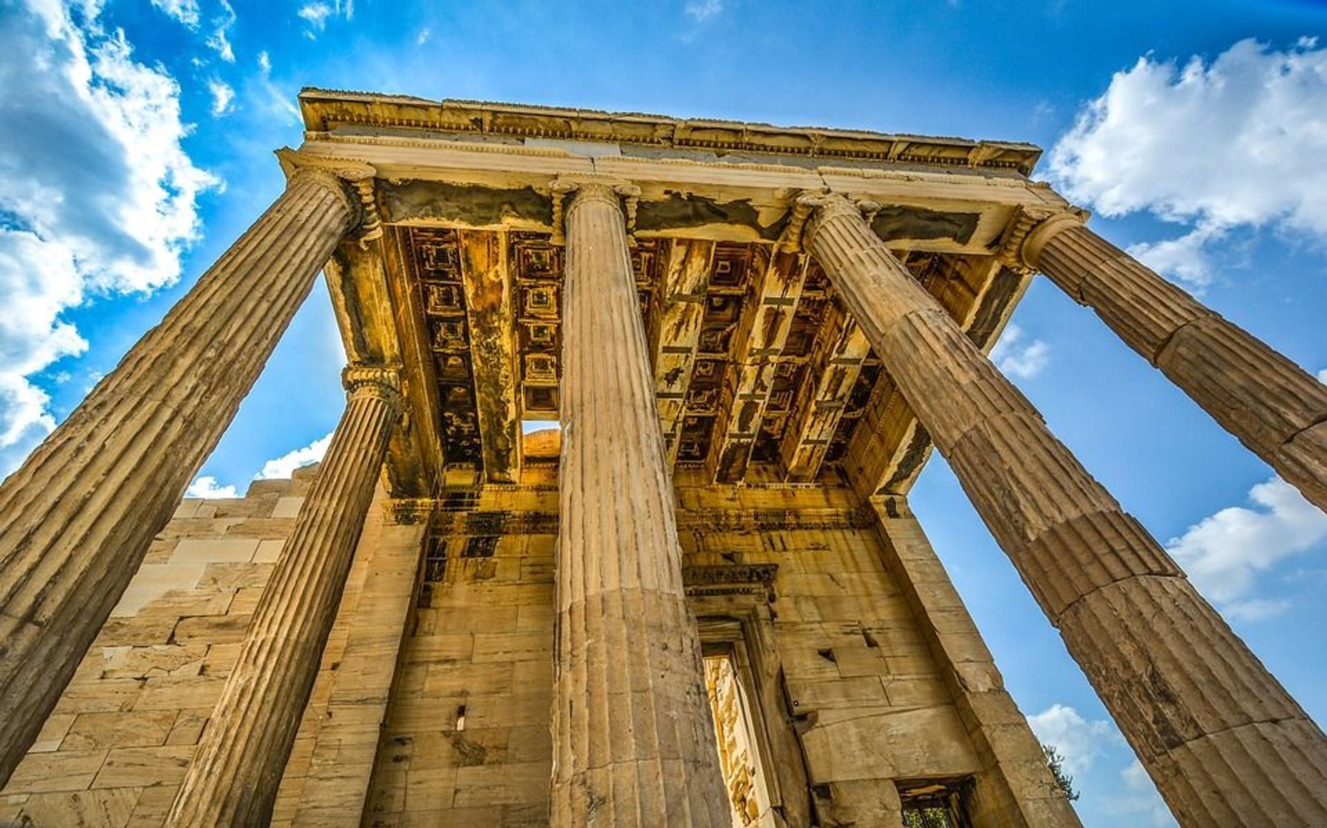 Columnas en Erecteon