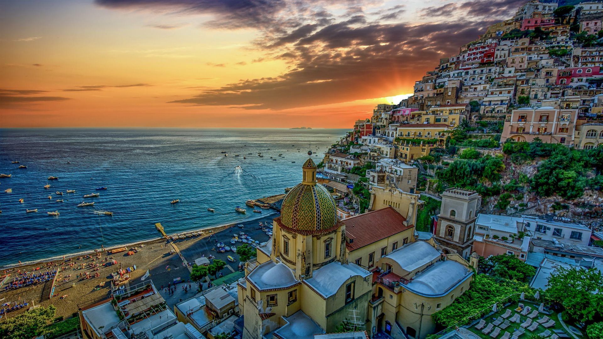 Atardecer en Positano