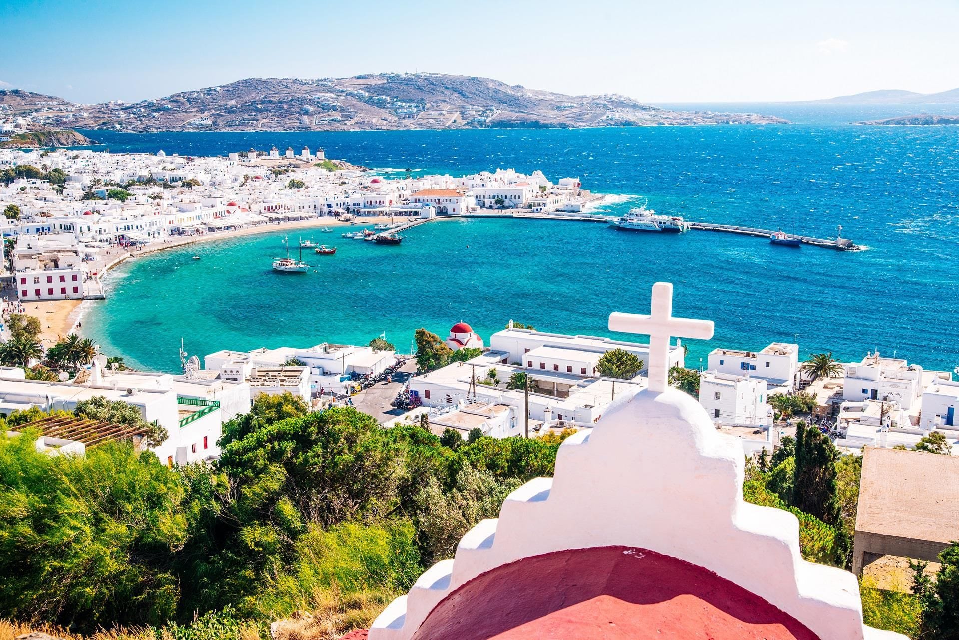 Panorámica de Mykonos