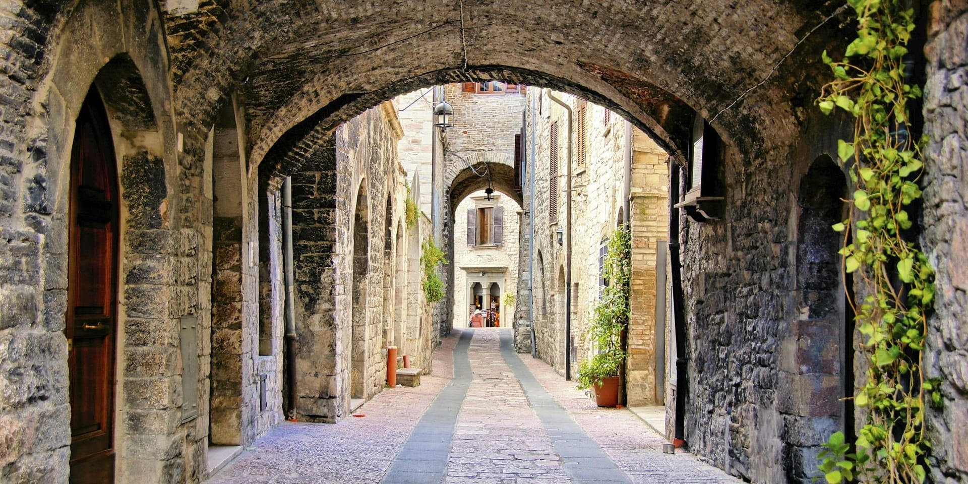 Calle medieval en Asis