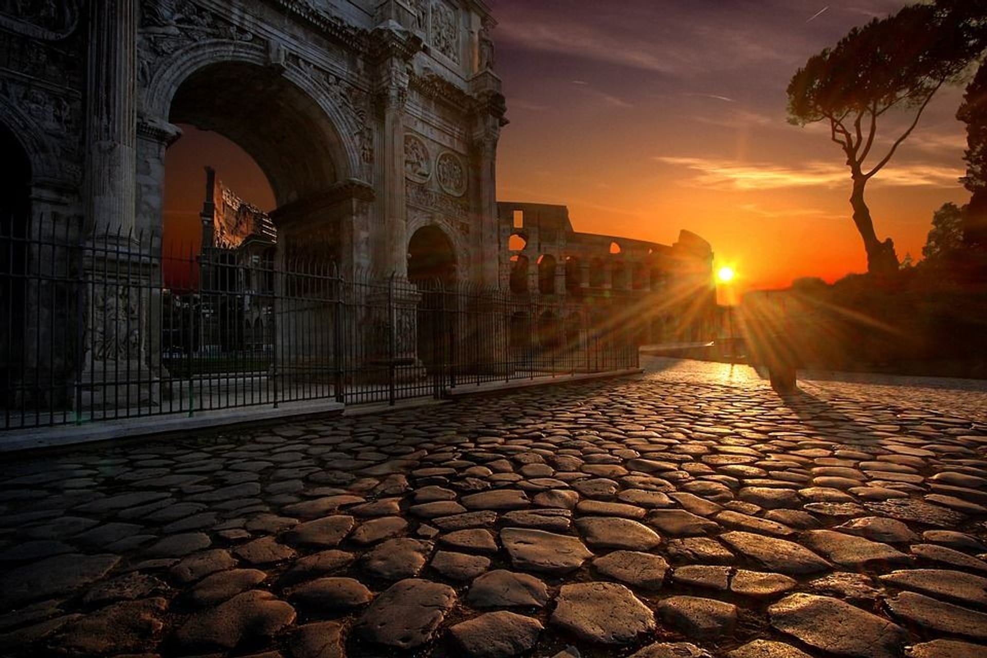 Amanecer en Roma