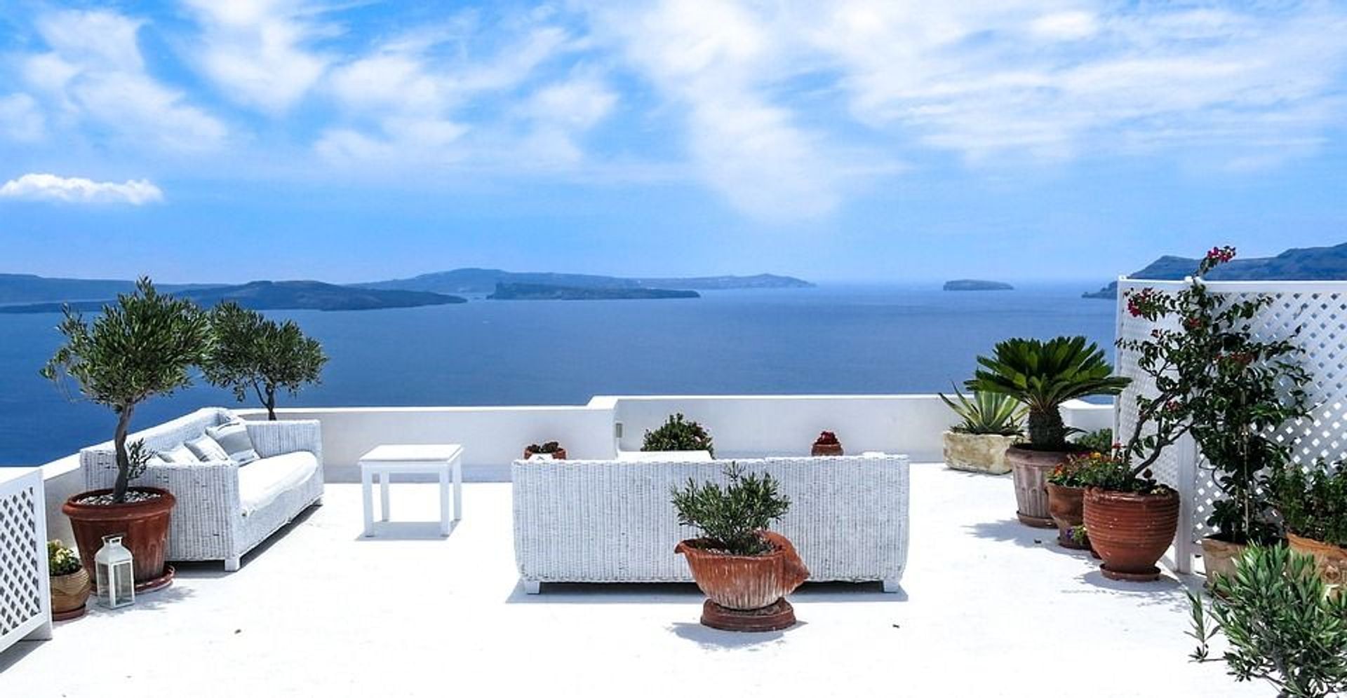 Panorámica desde Santorini
