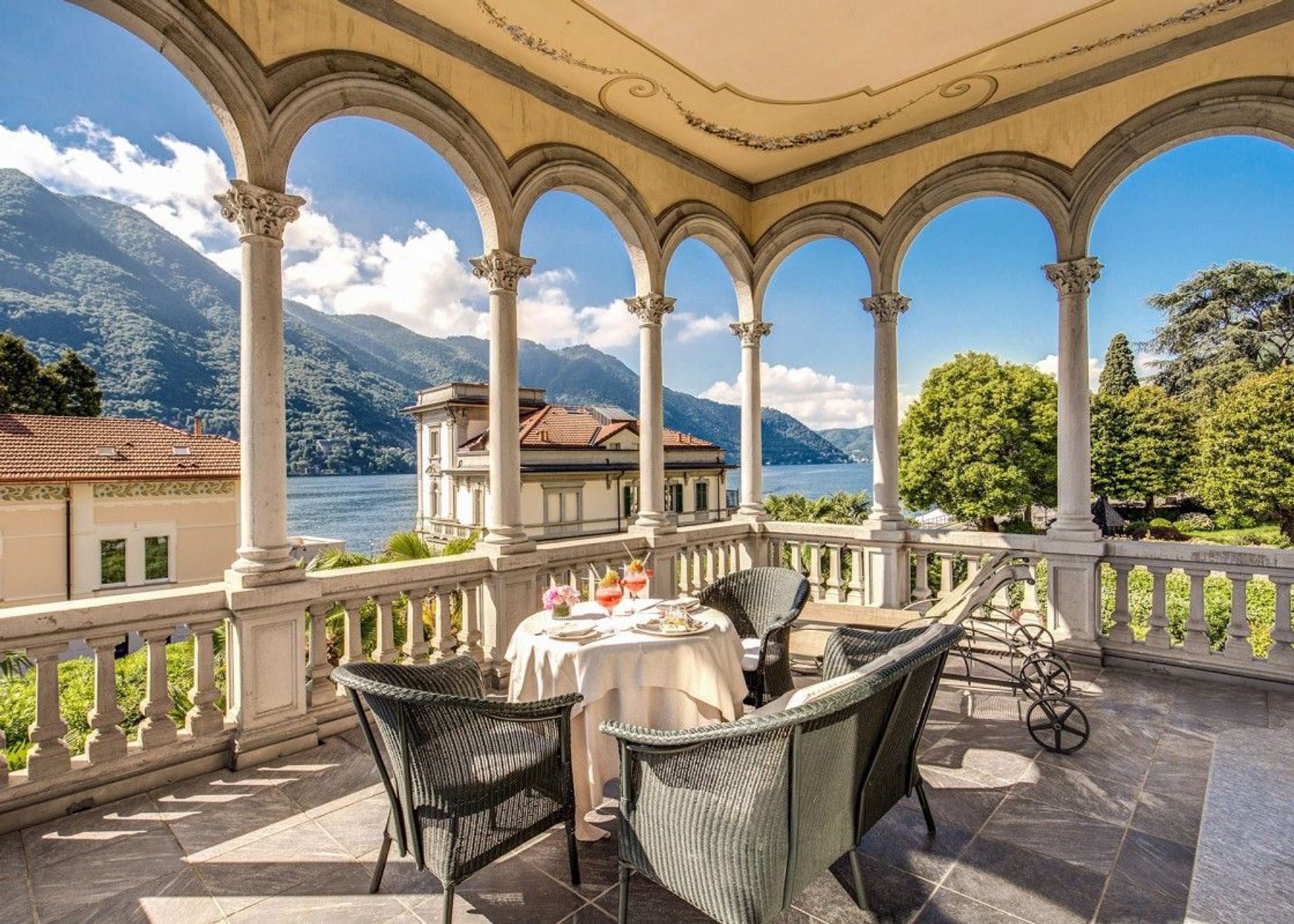 Vistas al lago de Como