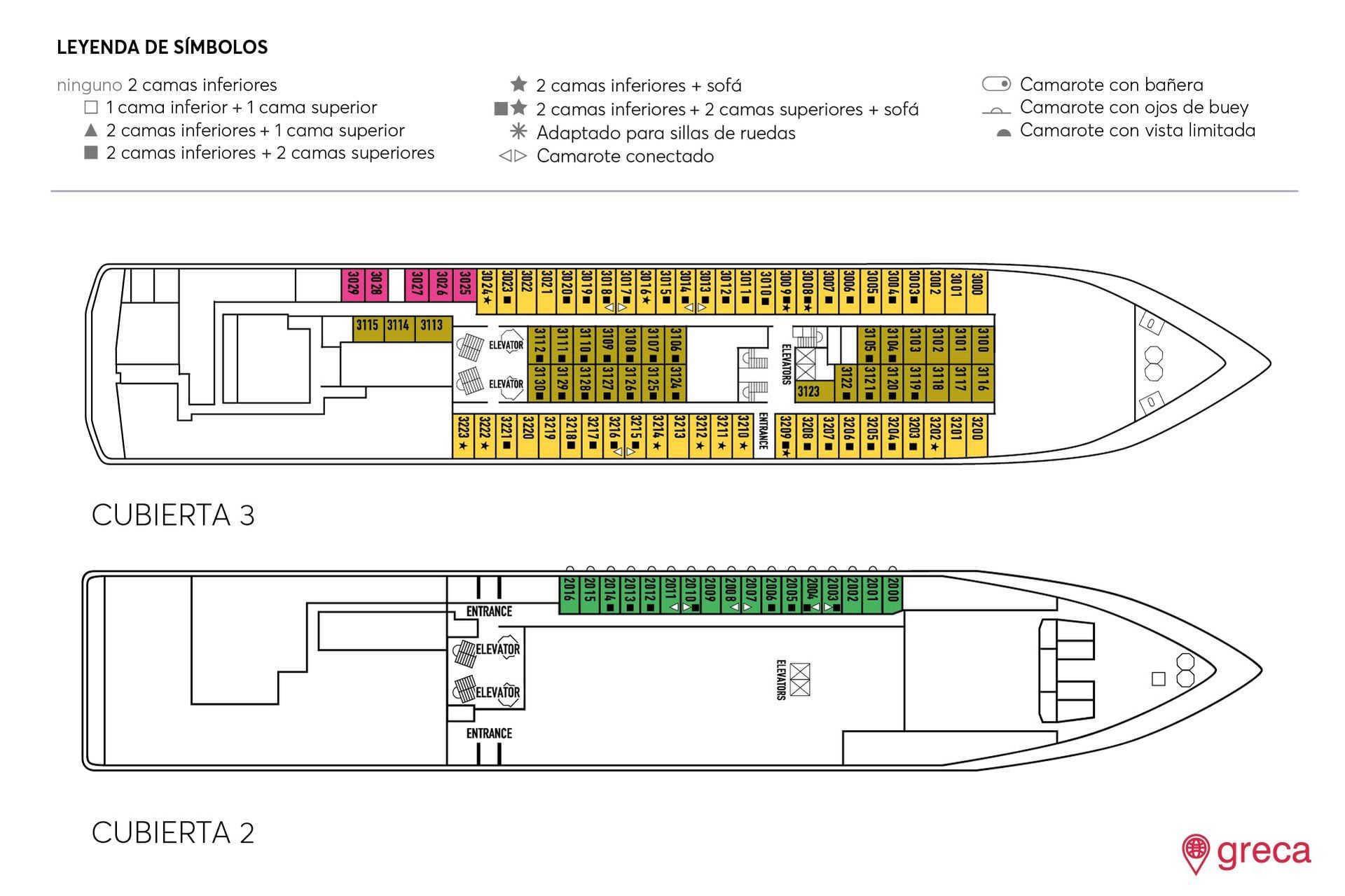 Deck plan