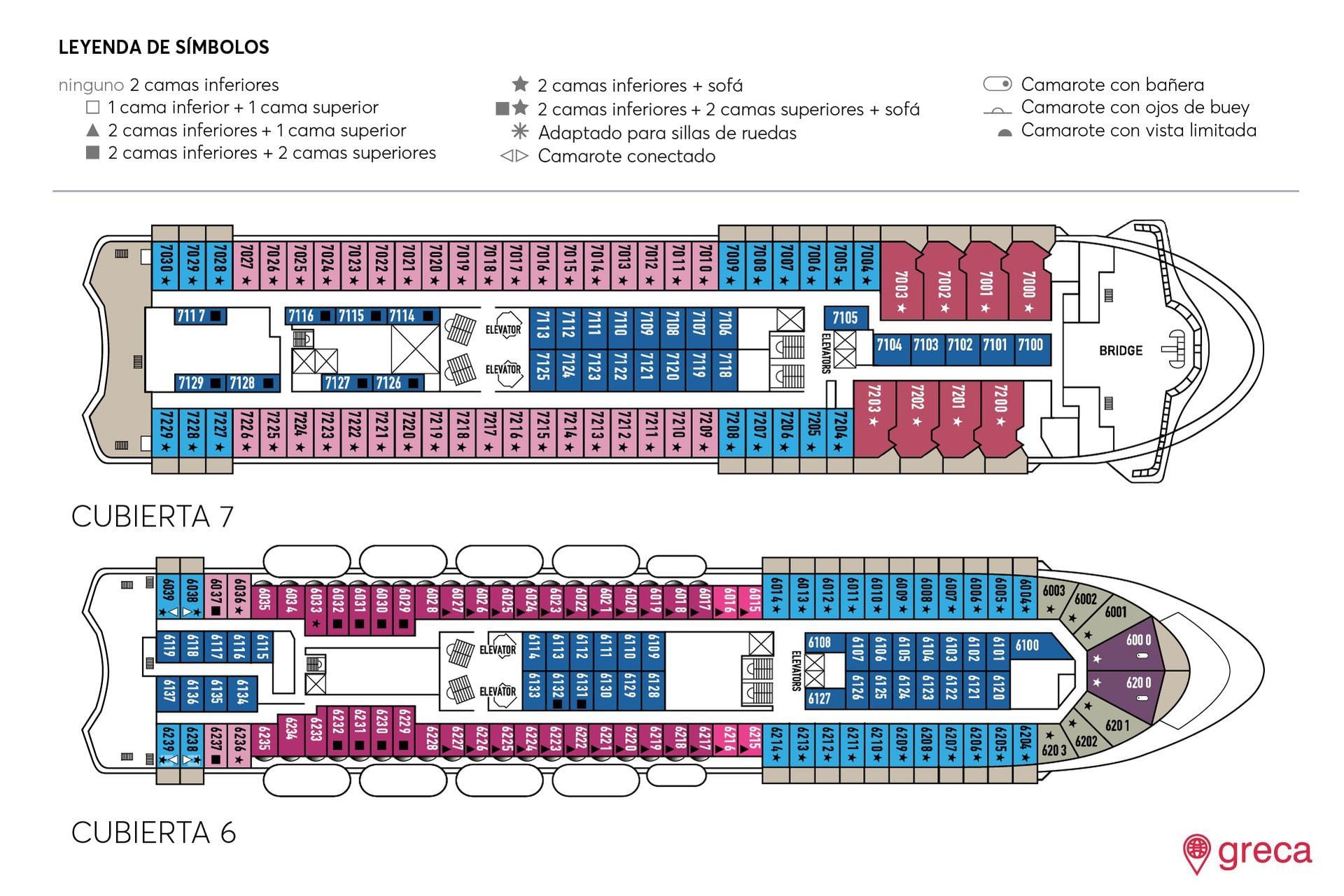 Deck plan