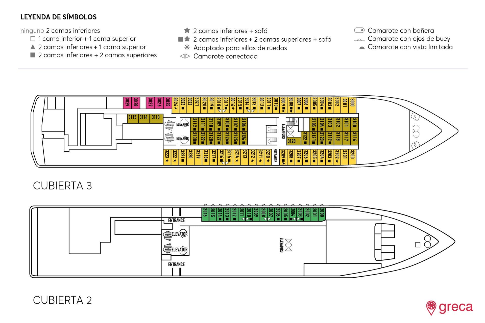 Deck plan