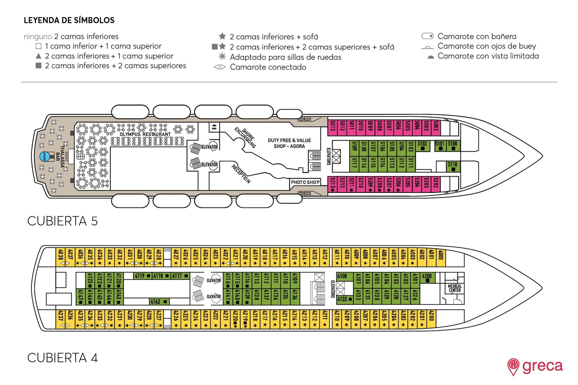 Deck plan
