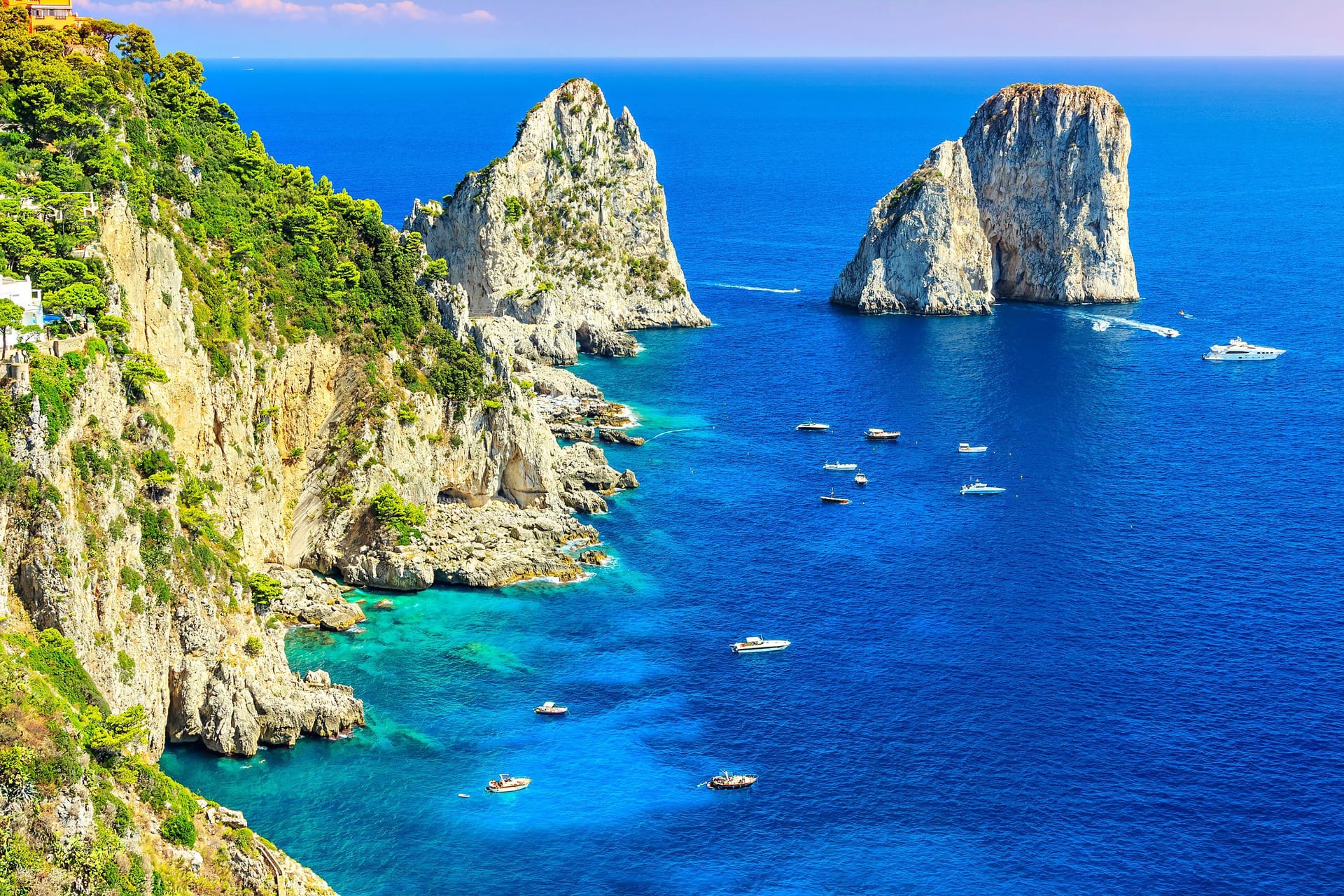 Costas cercanas a Capri