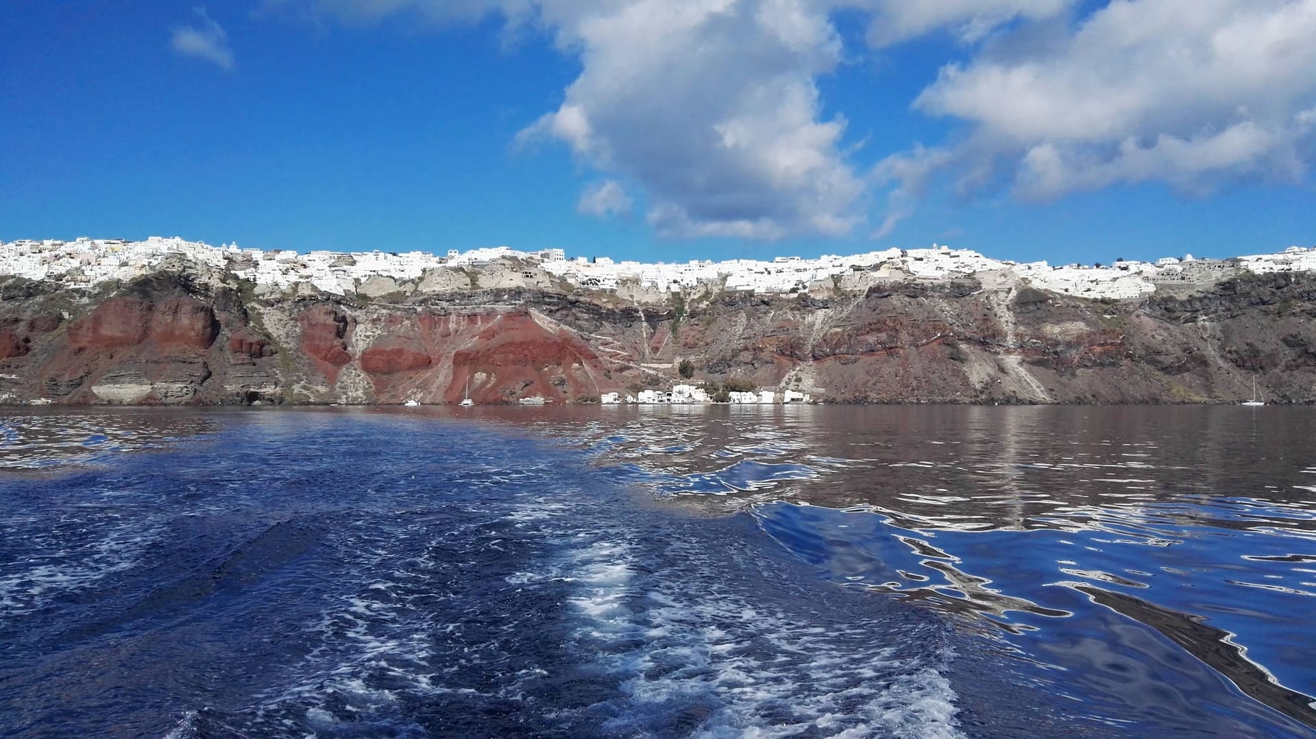 Santorini desde la caldera