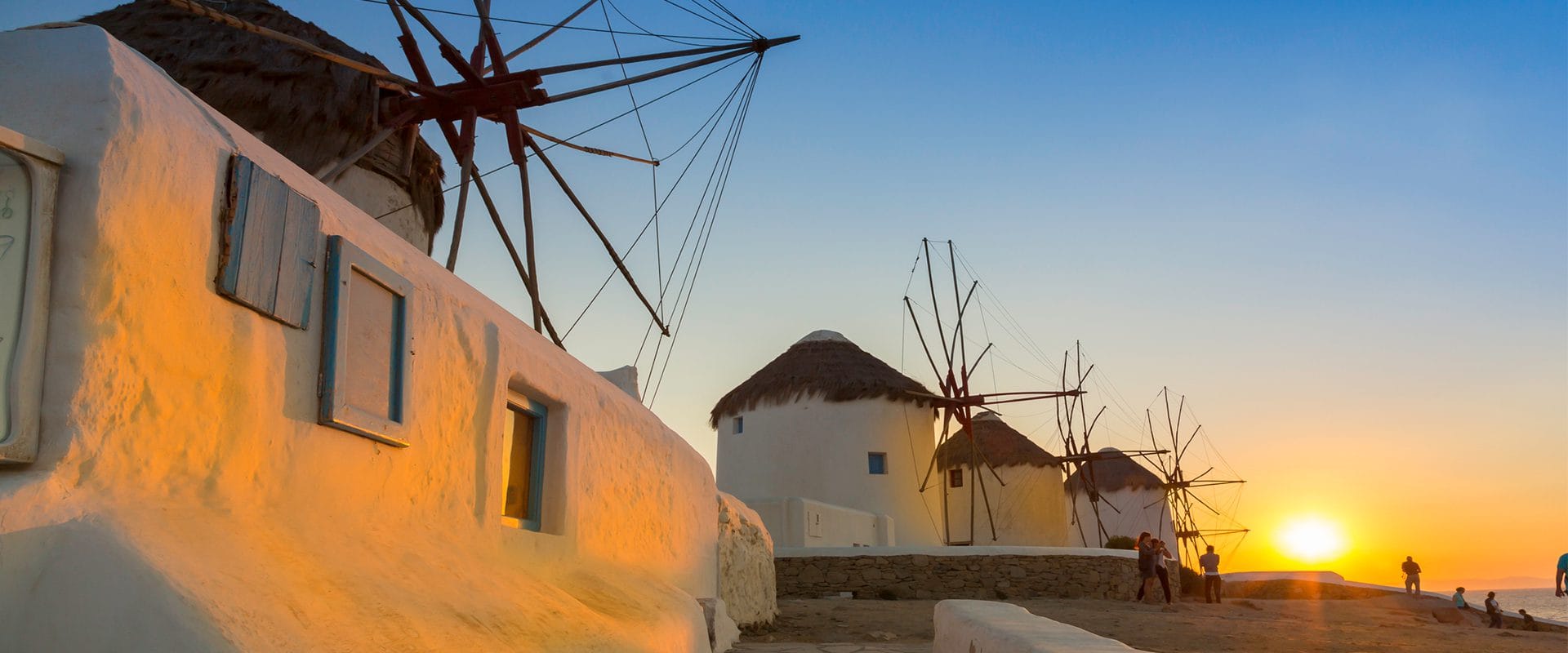 Molinos en Mykonos