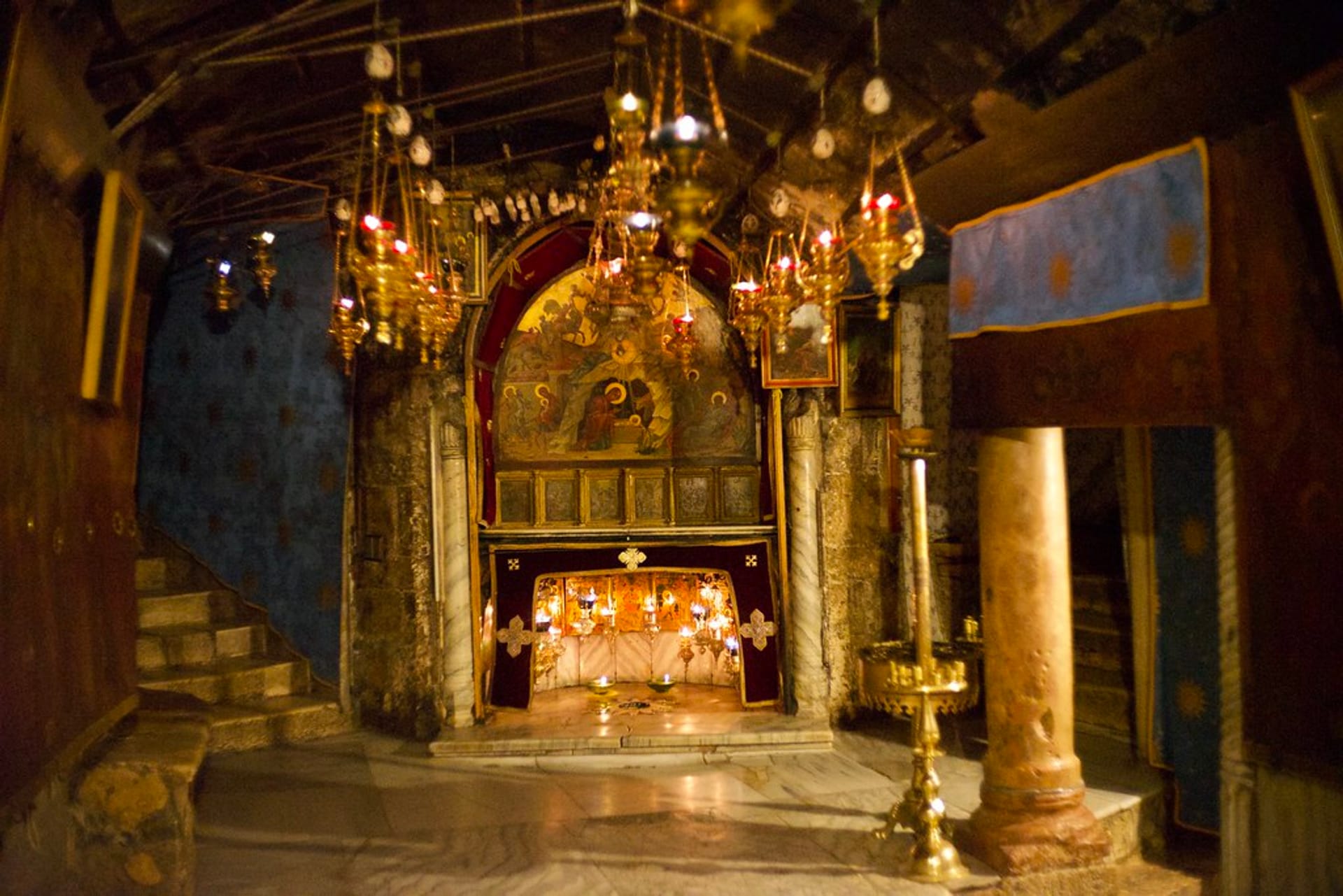 Gruta de la Natividad en Belén