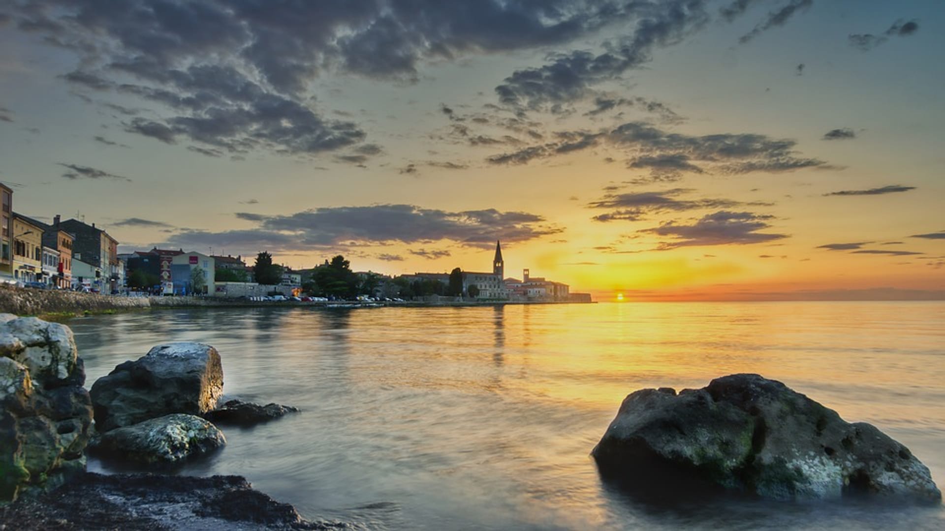Puesta de sol en Porec