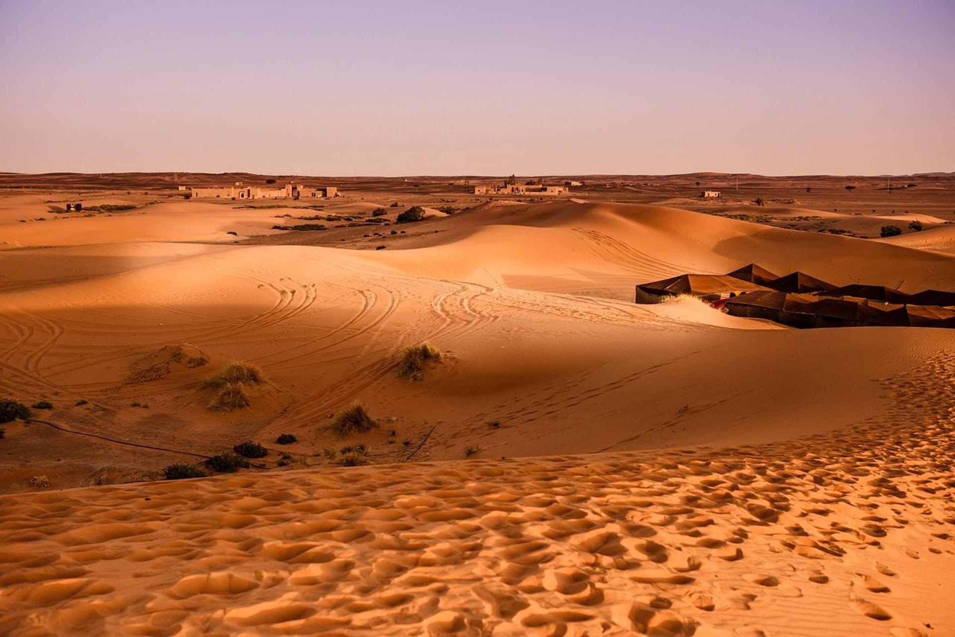 Dunas en el desierto Marruecos