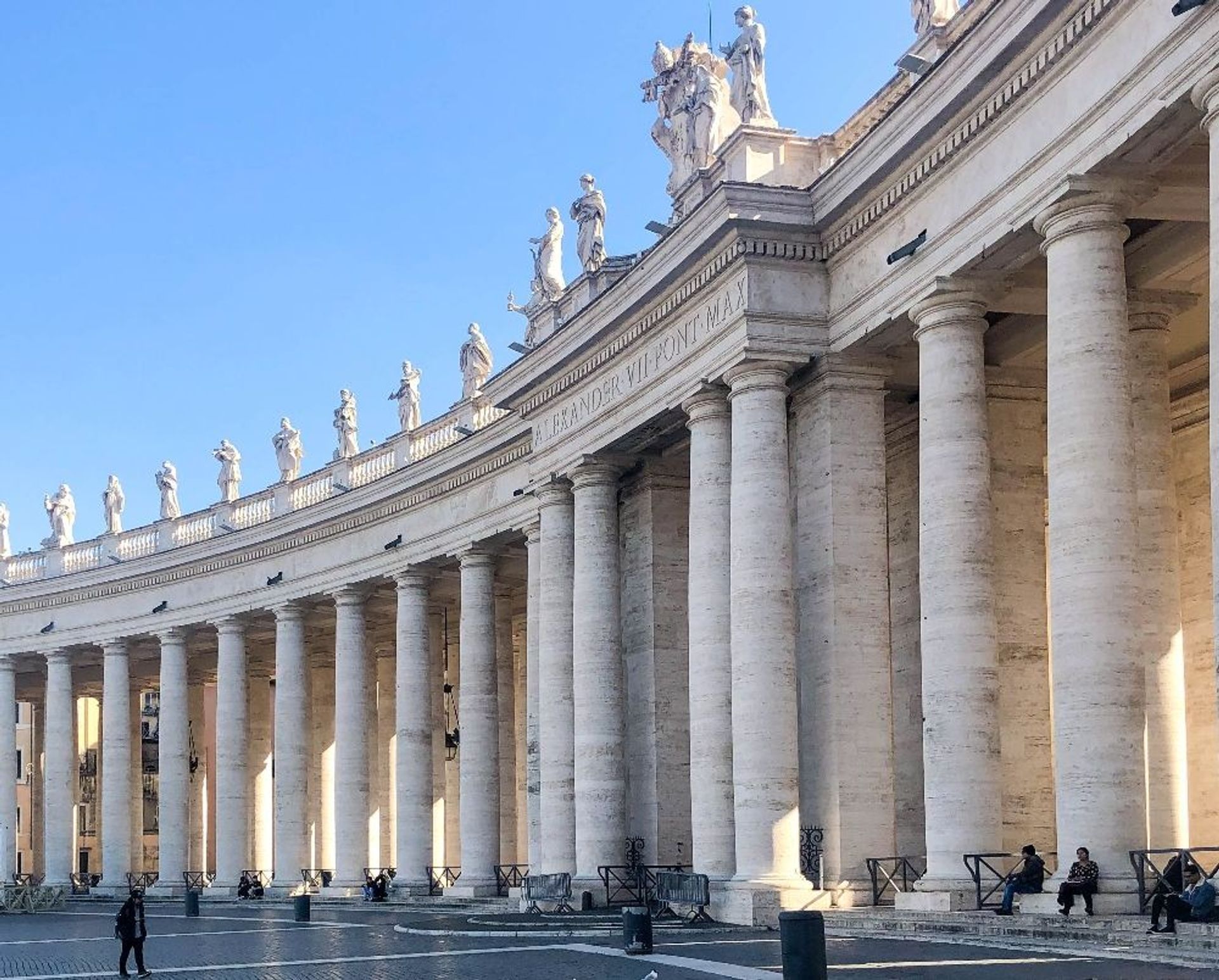 Bernini's Colonnade - Vatican Square