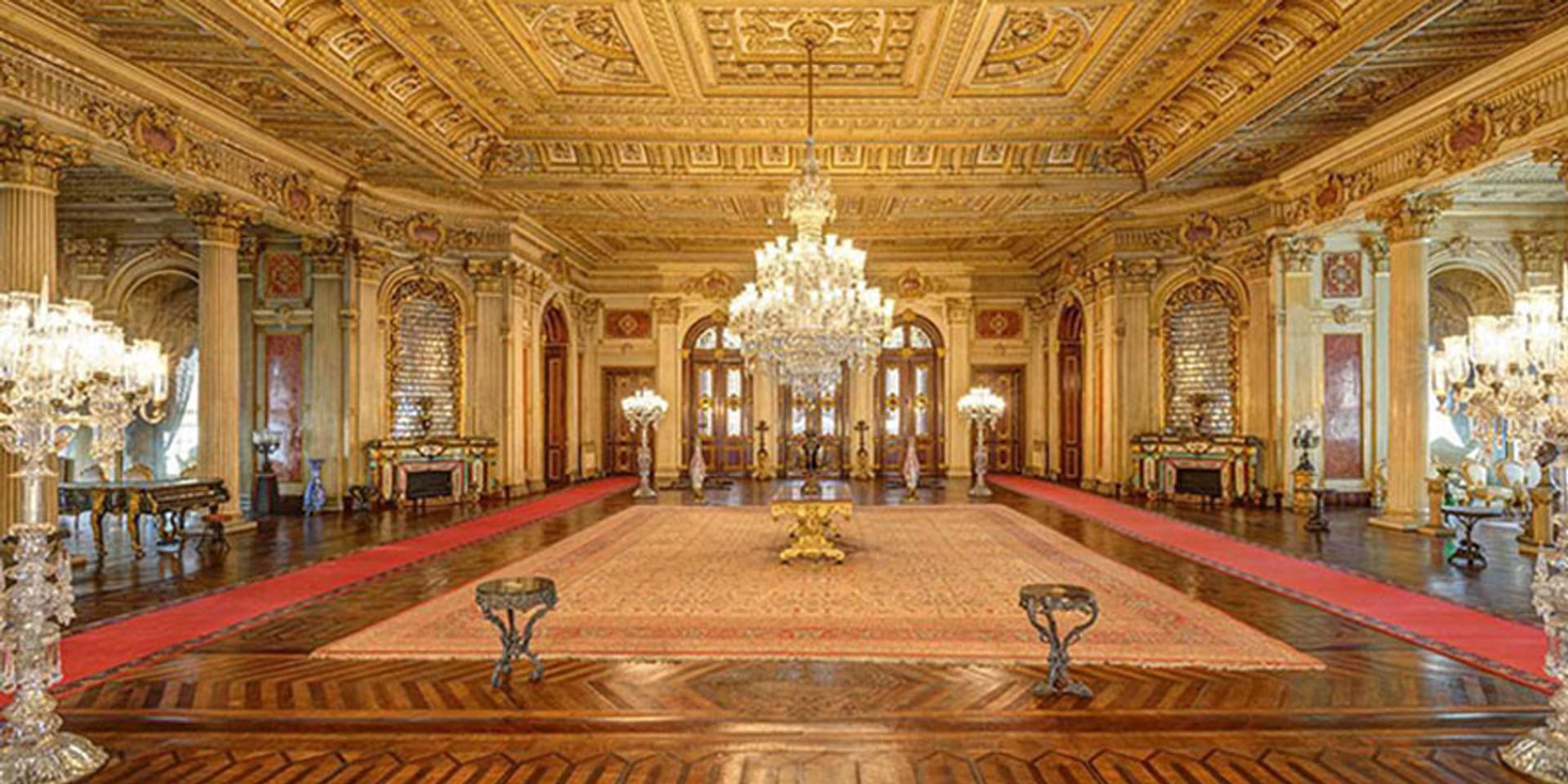 Interior of Dolmabahce Palace
