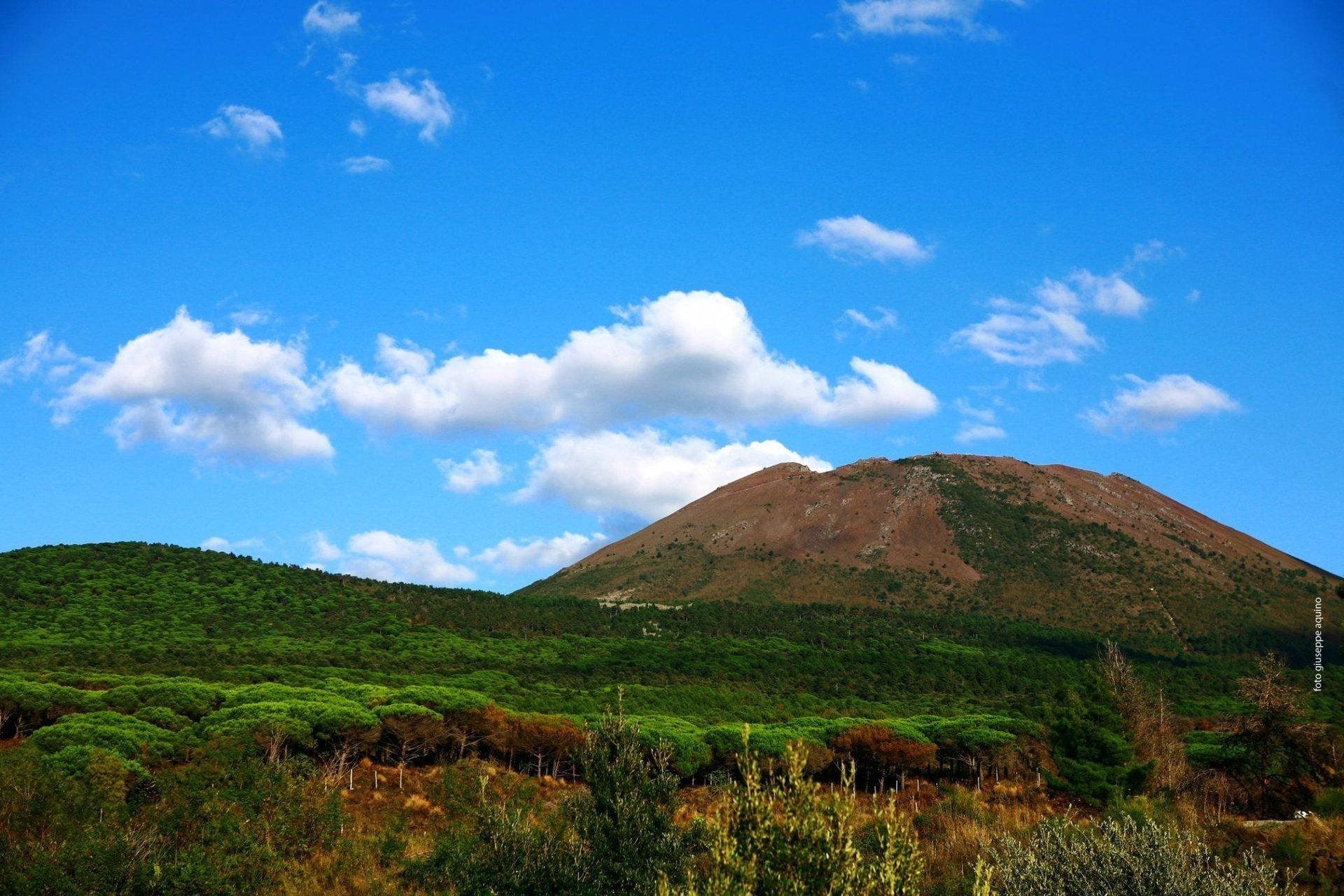 View of Mount Vesuvius