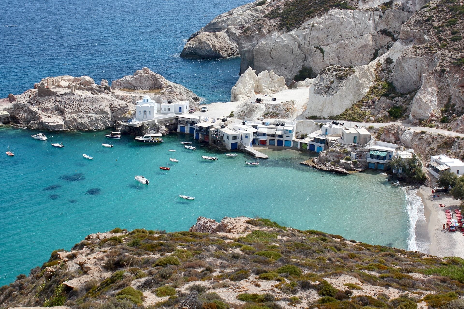 Milos - Playa Firopotamos