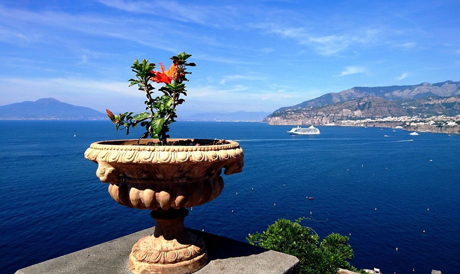 Panoramic view from Sorrento
