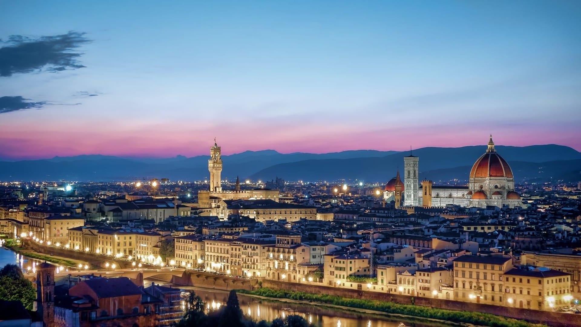 Vista panorámica de Florencia