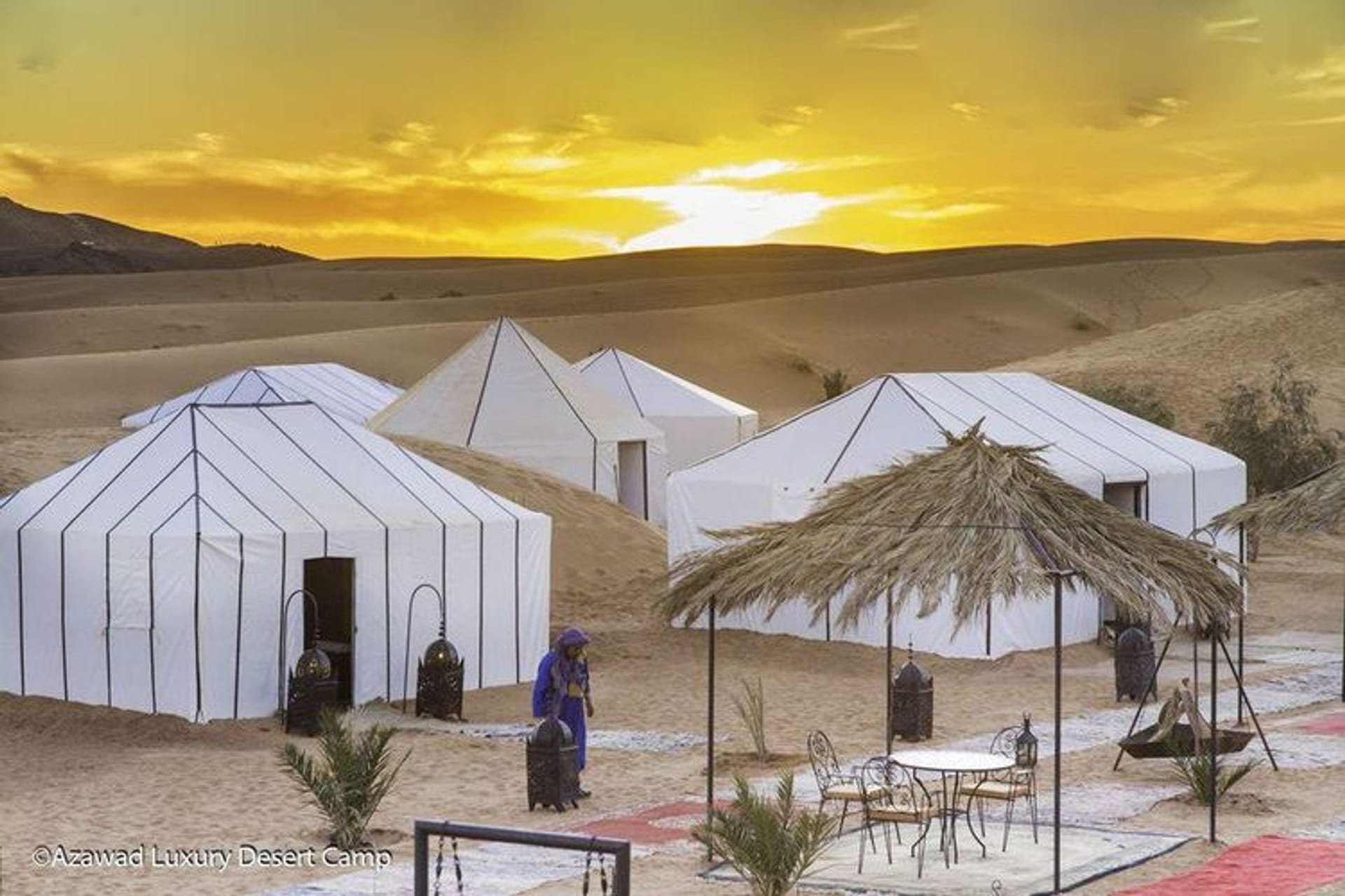 Berber camp in the Desert