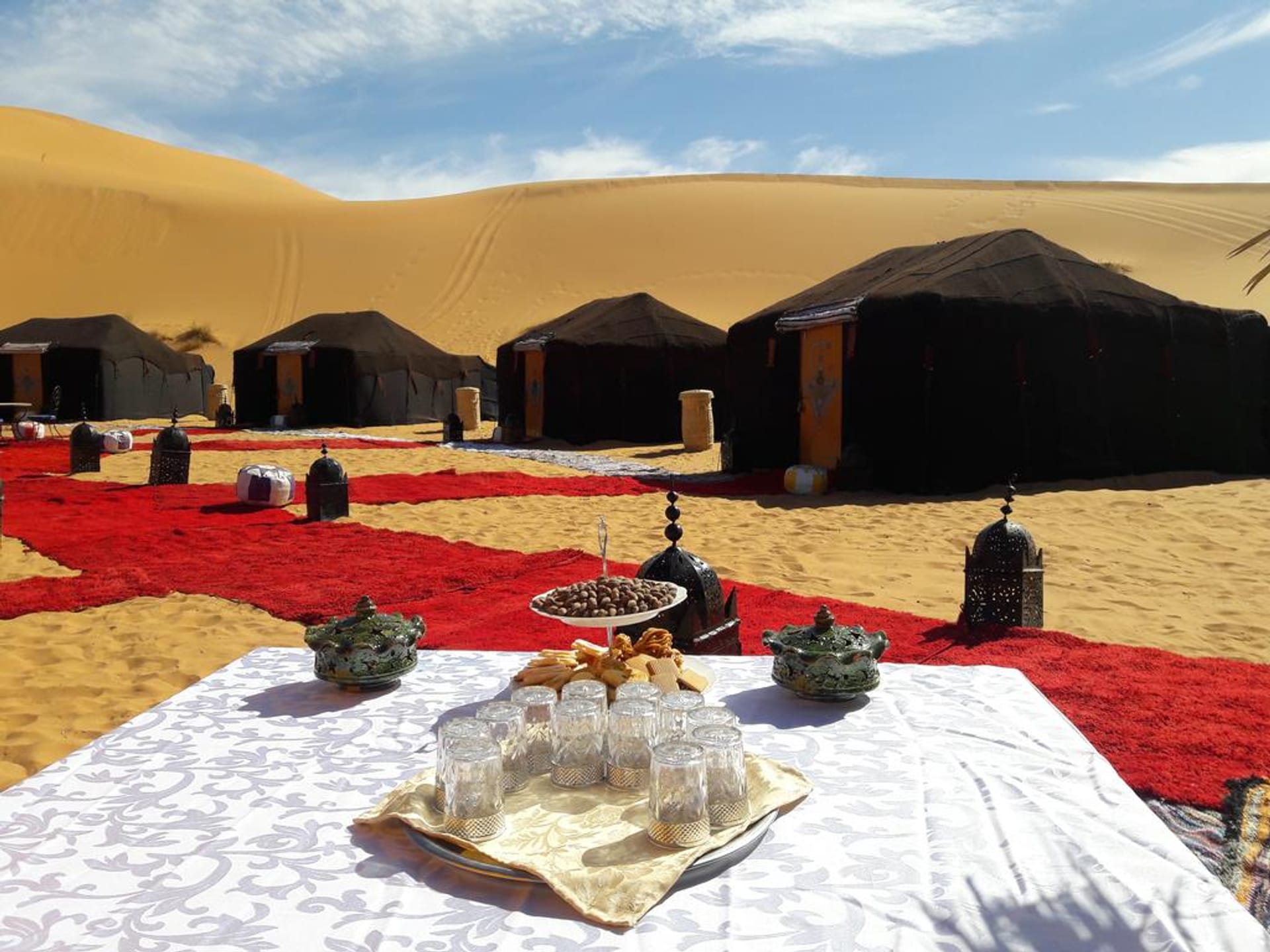 Campamento en el Desierto de Zagora