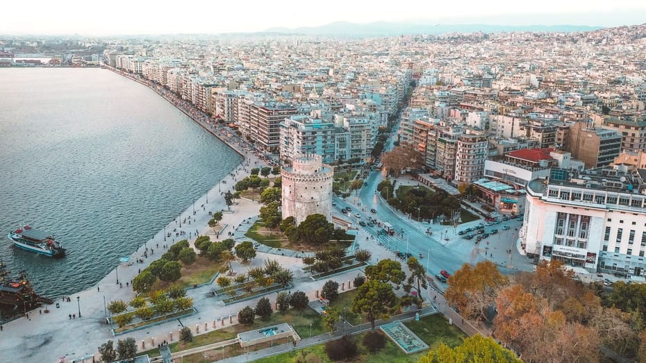 FROM KALAMBAKA TO THE GREAT CITY OF THESSALONIKI