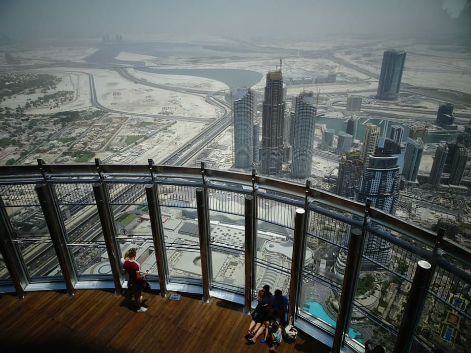 DUBAI Y VISTA DESDE EL BURJ KHALIFA